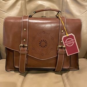 NTW Ecosui Vegan Leather Laptop bag/backpack/crossbody